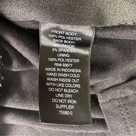 WORTHINGTON Black & Silver Sparkle Sequin Short Sleeve Festive Disco Blouse Sz L - Picture 11 of 16